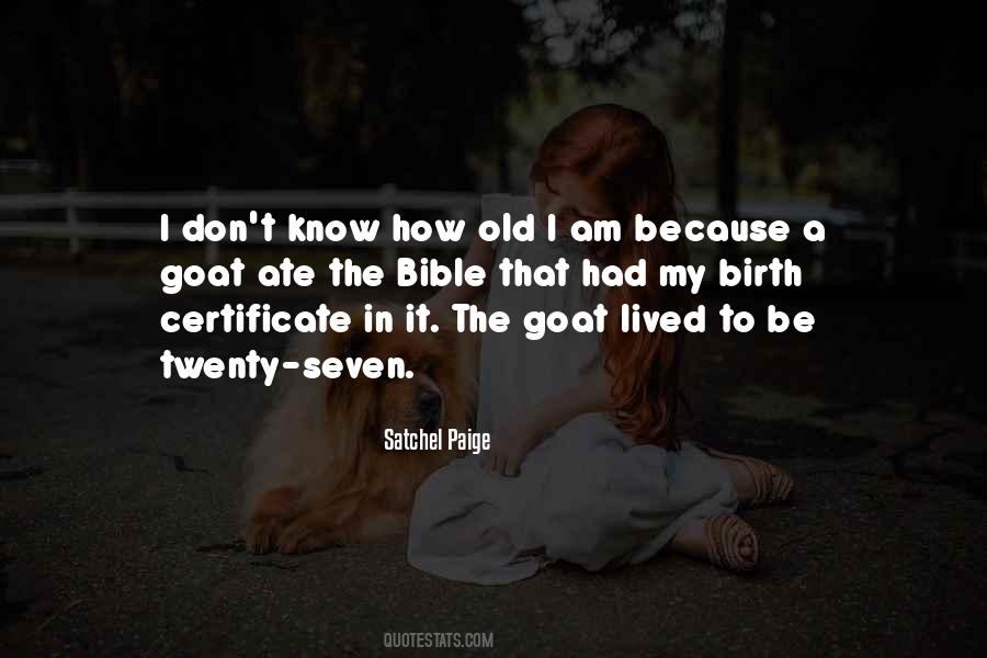 Quotes About Birth Certificate #555442