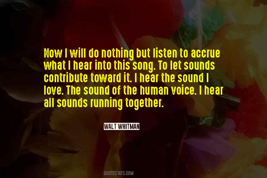 Human Voice Quotes #1134311