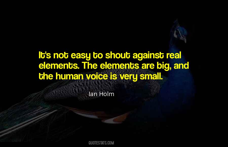 Human Voice Quotes #1168049