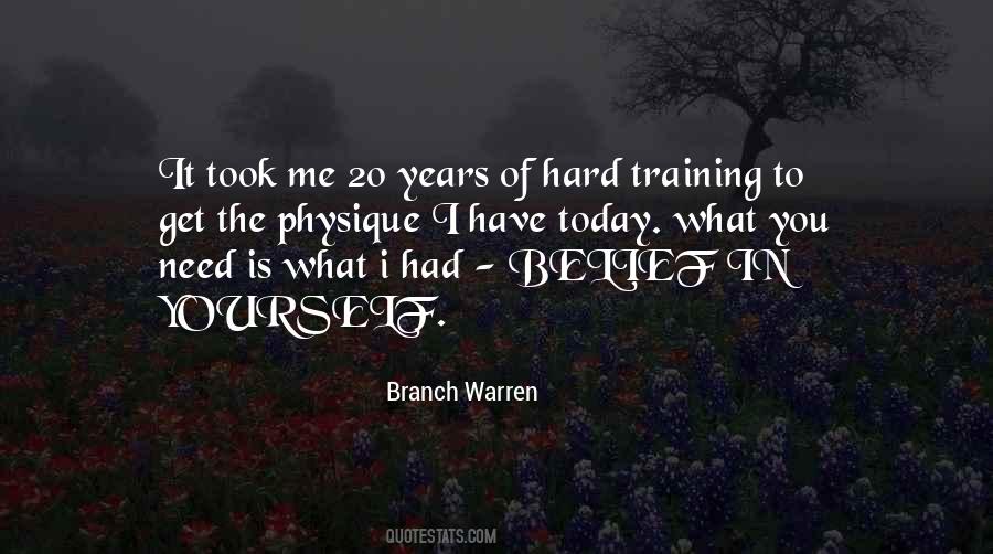 Quotes About Training Hard #1768081