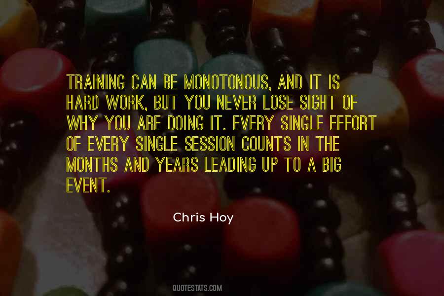 Quotes About Training Hard #357960