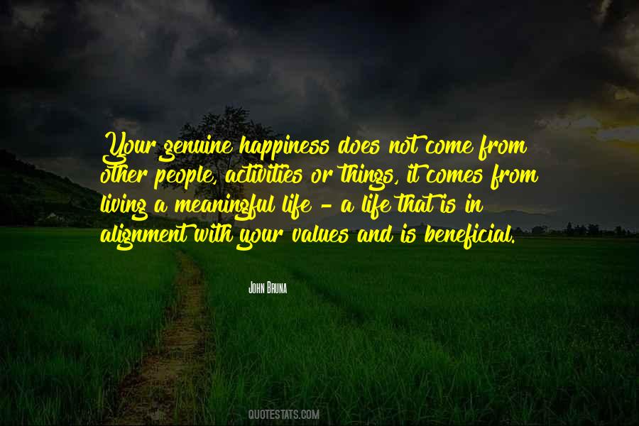 Quotes About Genuine Life #140652