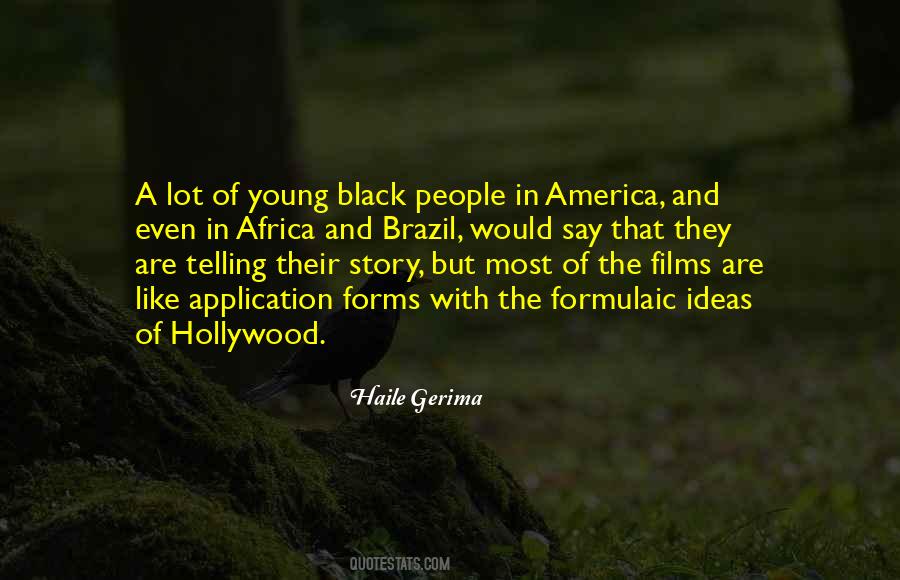 Black Hollywood Quotes #154021