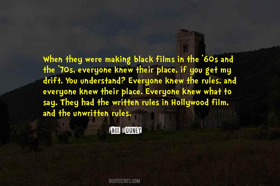 Black Hollywood Quotes #323095