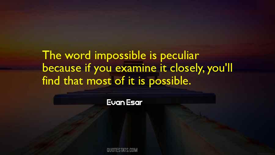 Impossible Possible Quotes #105398