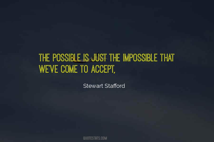 Impossible Possible Quotes #268392