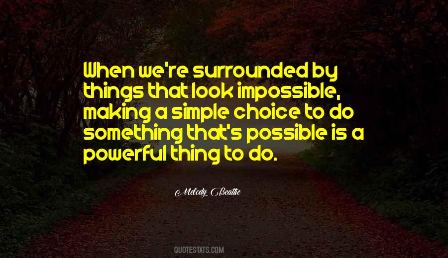 Impossible Possible Quotes #47406