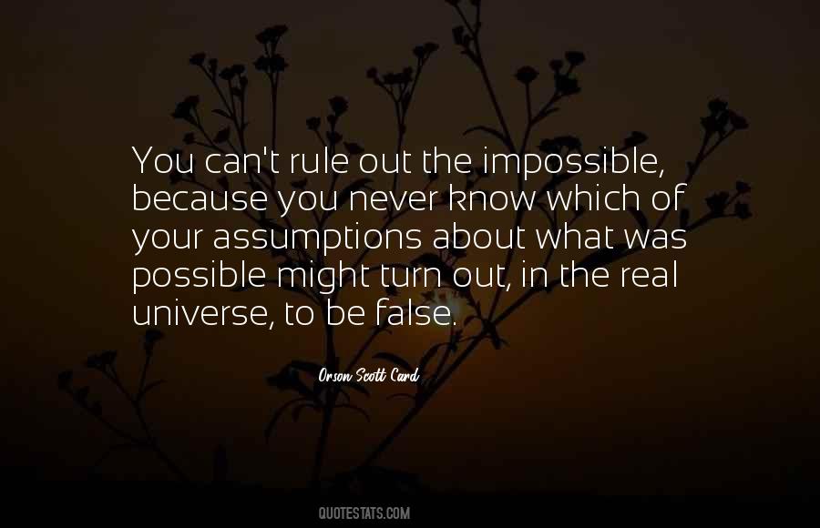 Impossible Possible Quotes #84989