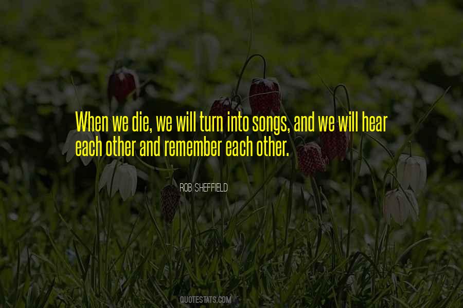 Quotes About Death Songs #1679051