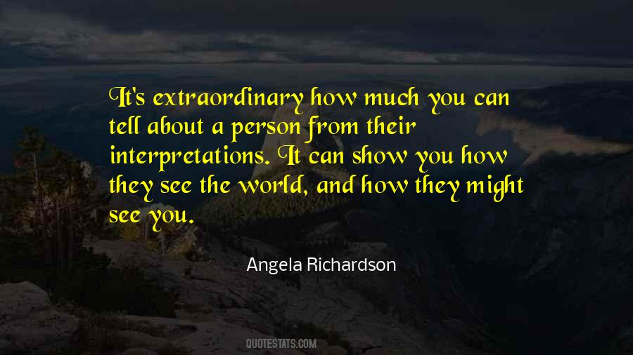 Quotes About How You See The World #499122 Quotes About How You See The World #499122