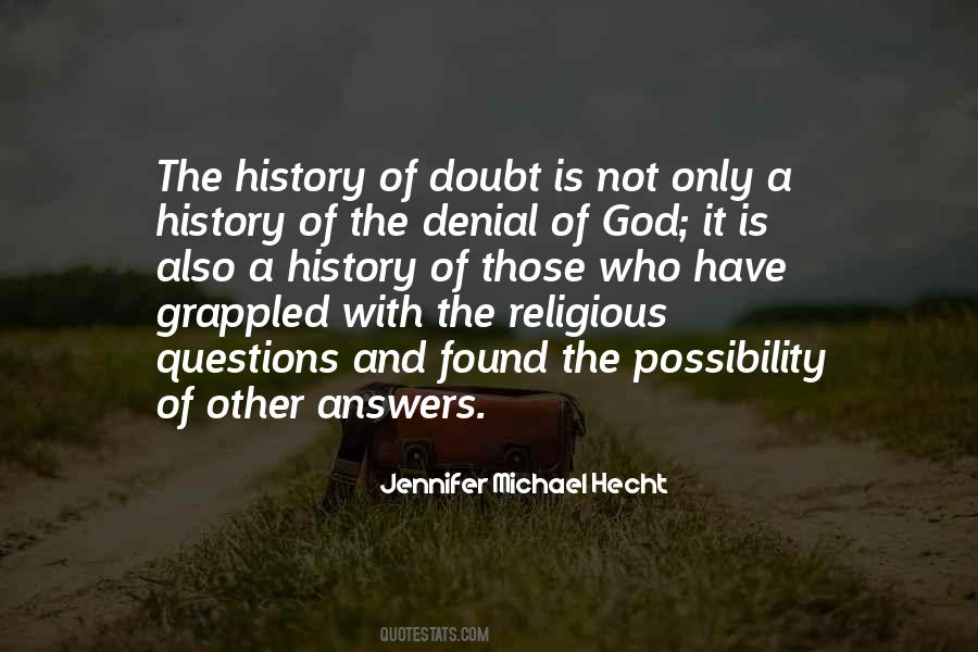 Quotes About Denial #1192620