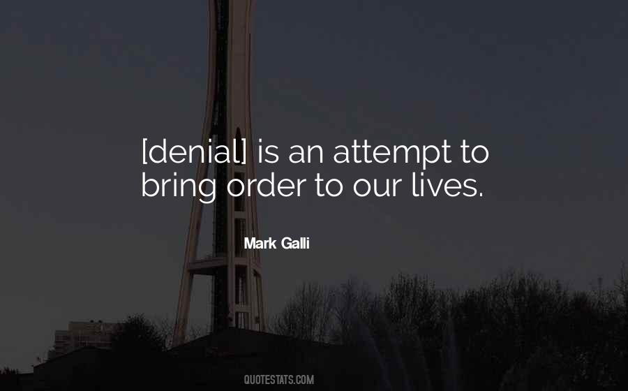 Quotes About Denial #1290448