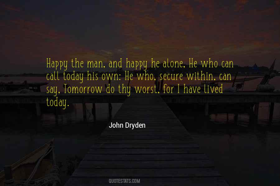 Quotes About Secure Man #1364921