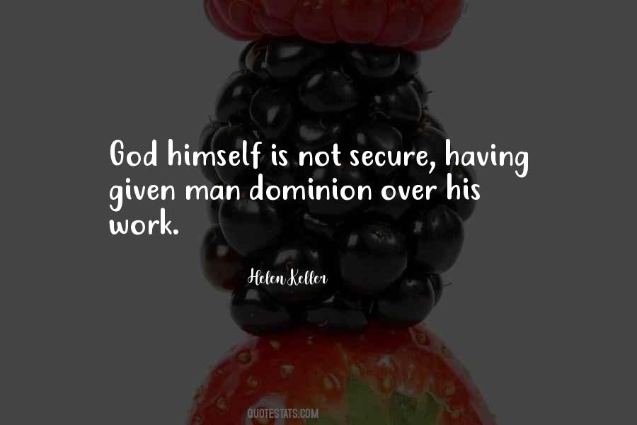 Quotes About Secure Man #396334