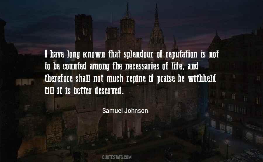 Quotes About Splendour #1690294