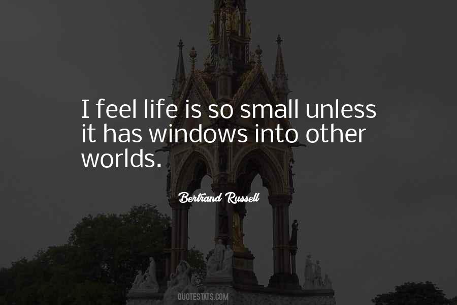 Small Life Quotes #77658