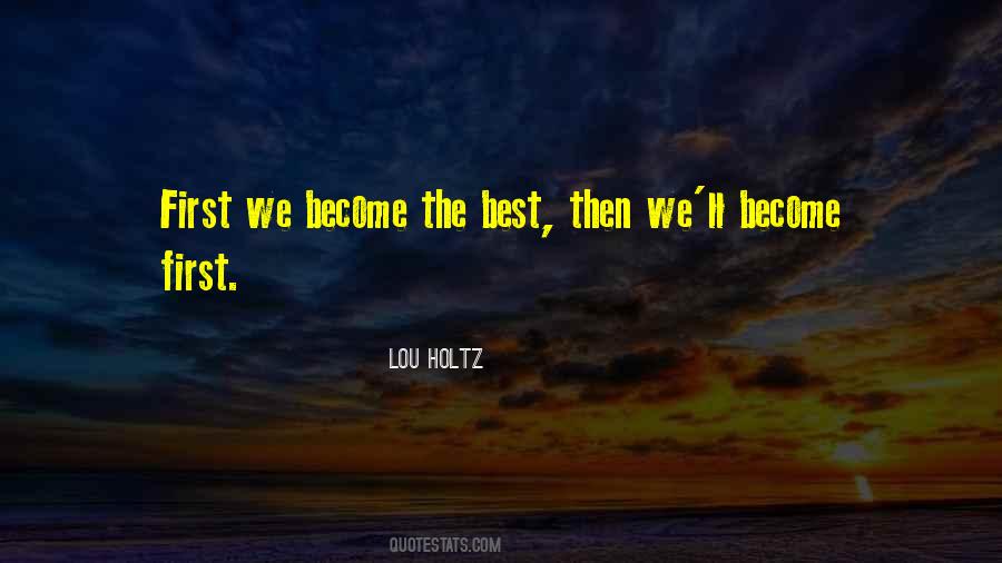 Become The Best Quotes #1565364