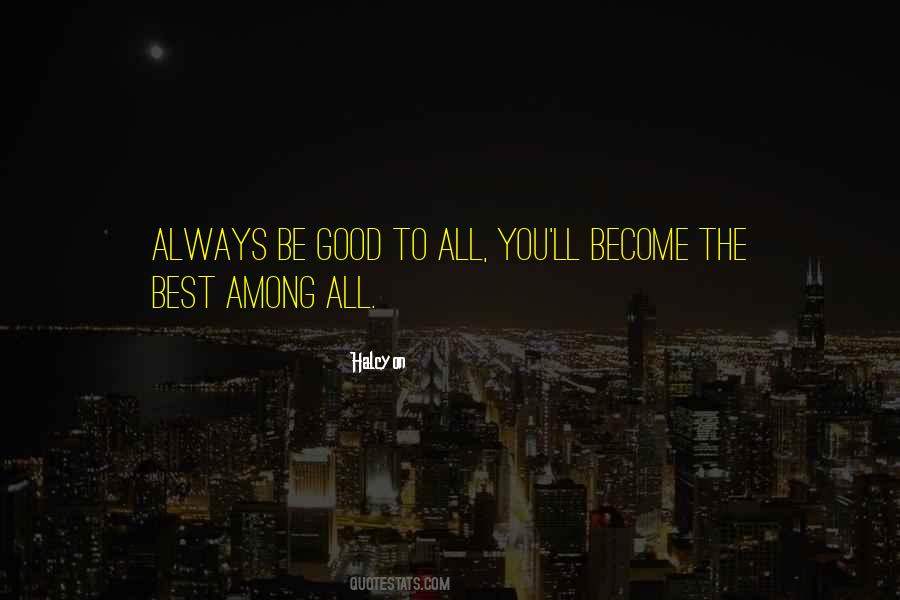 Become The Best Quotes #96360