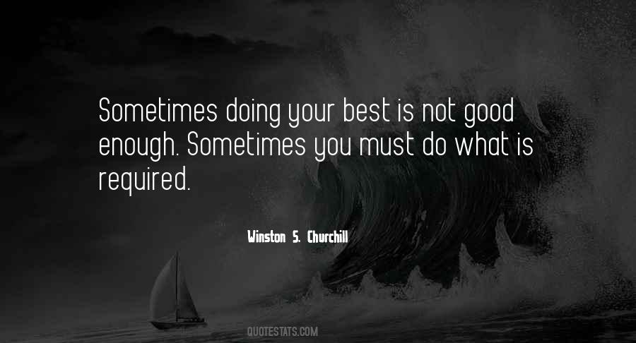 Quotes About Doing What's Best #939077