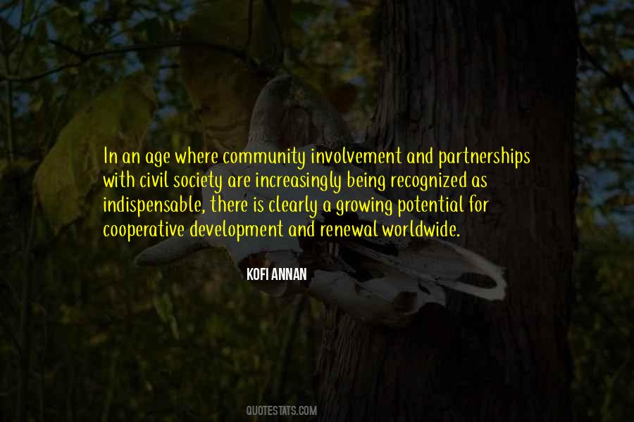 Quotes About Being A Community #216902