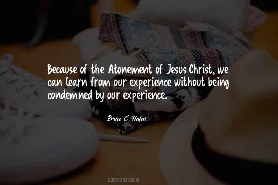 Atonement Of Christ Quotes #1074903
