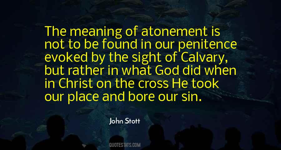 Atonement Of Christ Quotes #1075738
