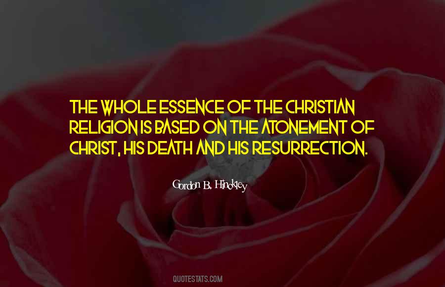 Atonement Of Christ Quotes #1809542