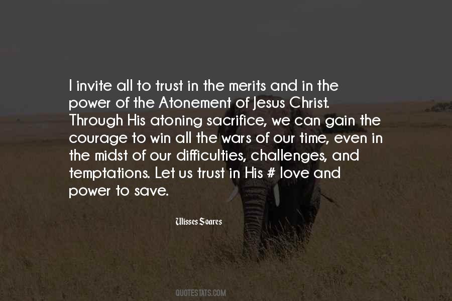 Atonement Of Christ Quotes #554695