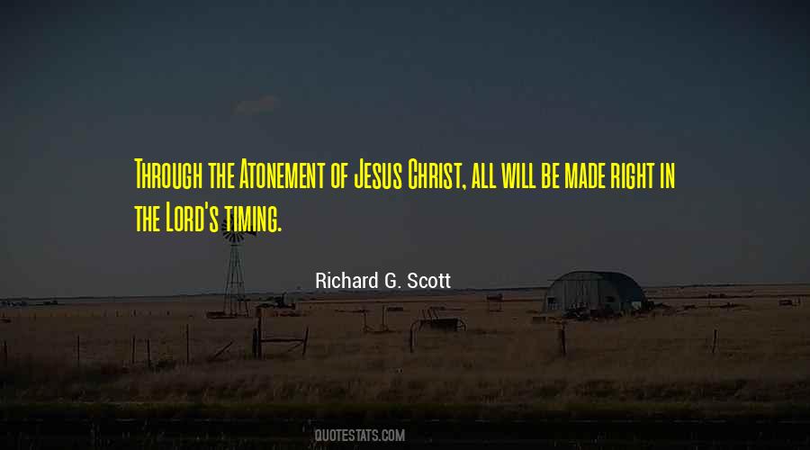 Atonement Of Christ Quotes #910316