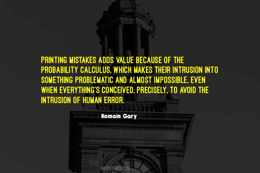 Quotes About Human Error #365082