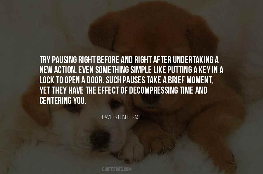 Quotes About Pausing #645772