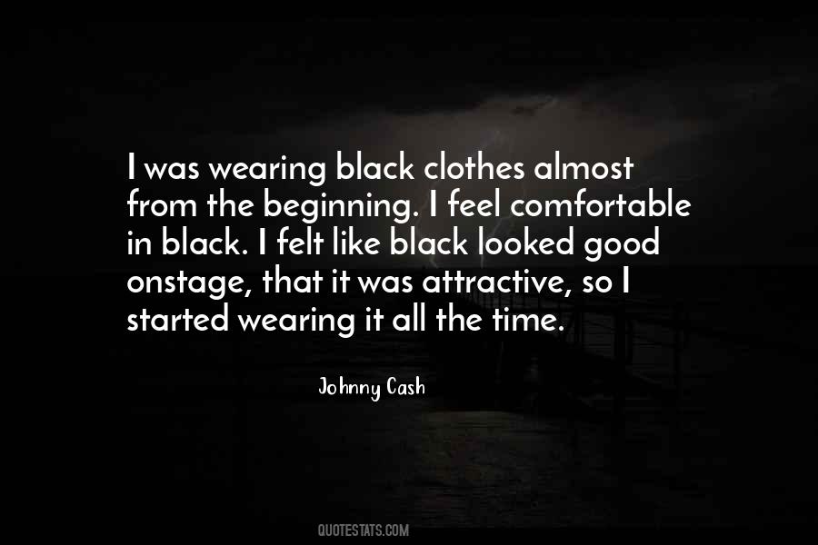 Quotes About Wearing Black Clothes #1593651