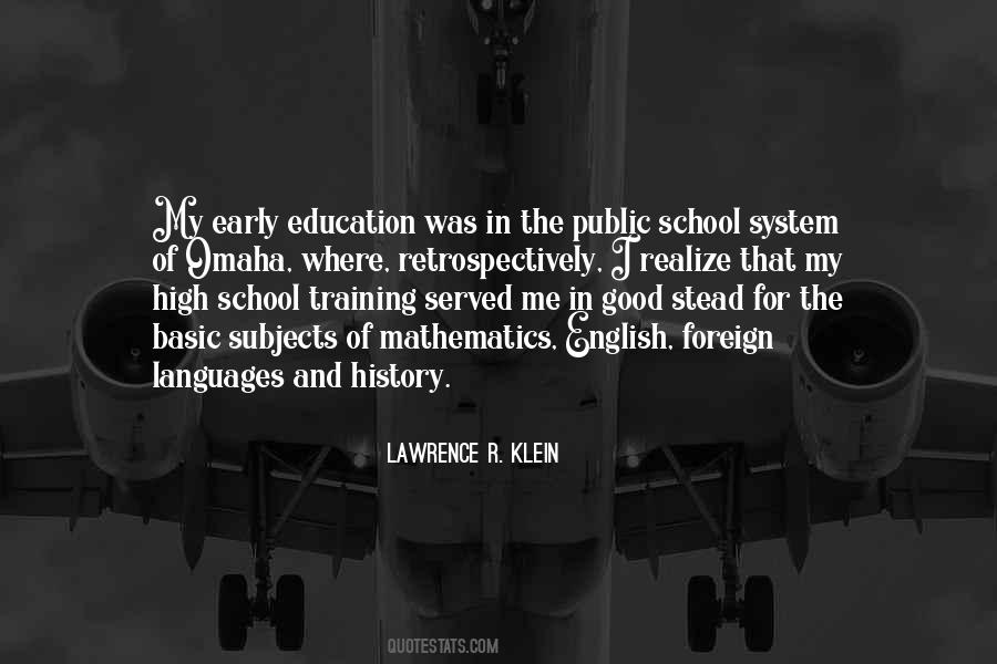 Quotes About High School Education #1782084