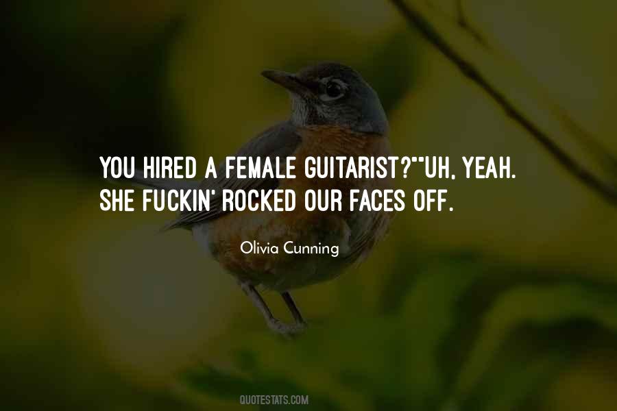 Quotes About Female Guitarist #362961