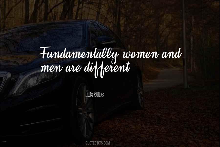 Are Men And Women Different Quotes #1683748