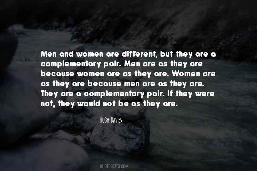 Are Men And Women Different Quotes #26494