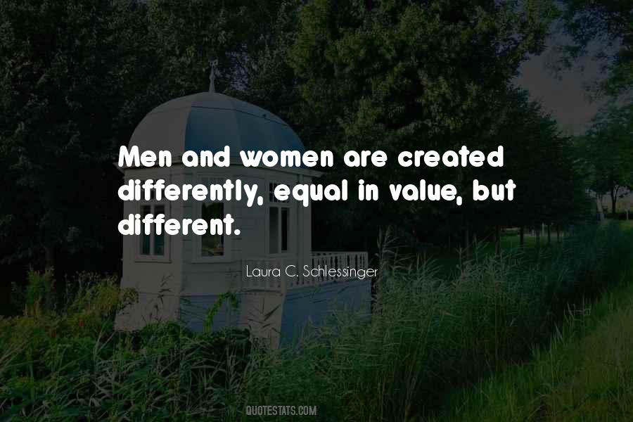 Are Men And Women Different Quotes #952798