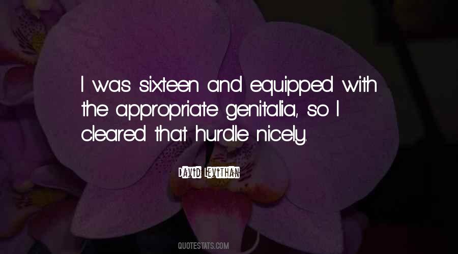 Quotes About Sixteen #969906