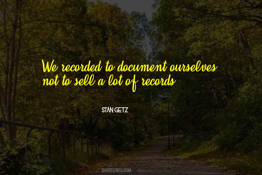 Quotes About Recorded Music #1380247