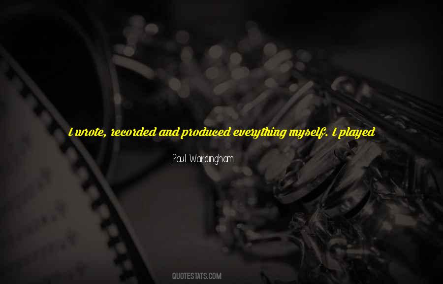 Quotes About Recorded Music #618223