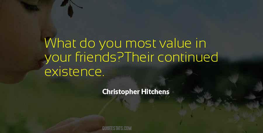 Friendship Value Quotes #1232867
