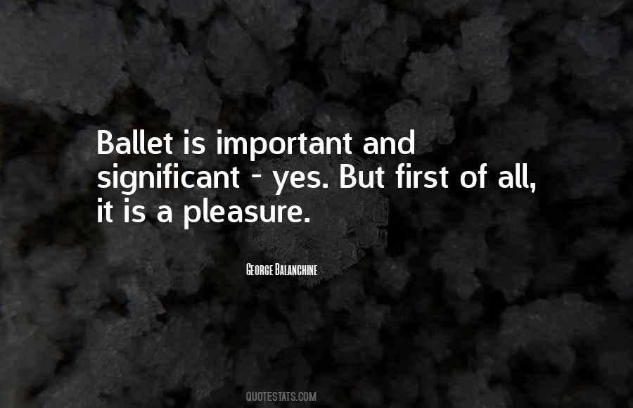 Quotes About Balanchine #70096