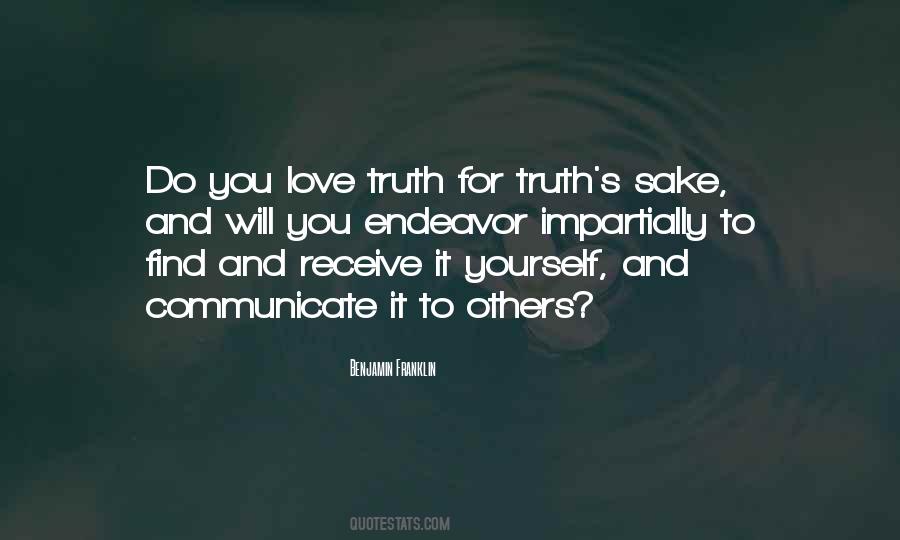 Love Truth Quotes #101221