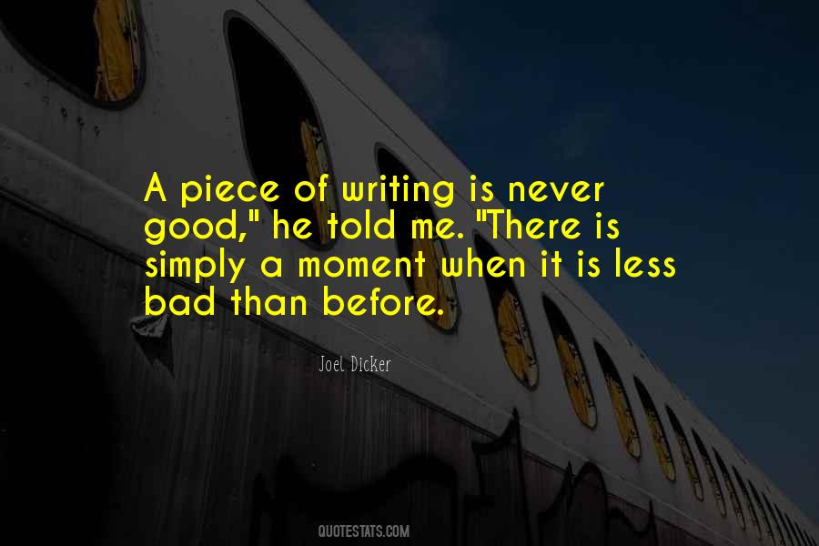 Quotes About Writing Simply #327879