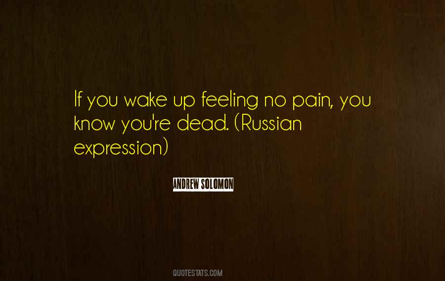 Quotes About Feeling No Pain #946600