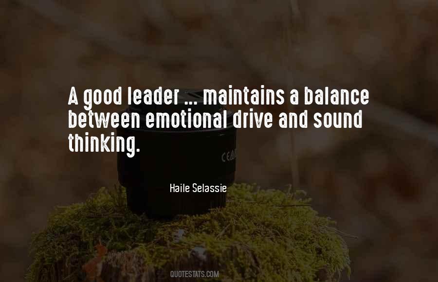 Good Leader Quotes #1521350