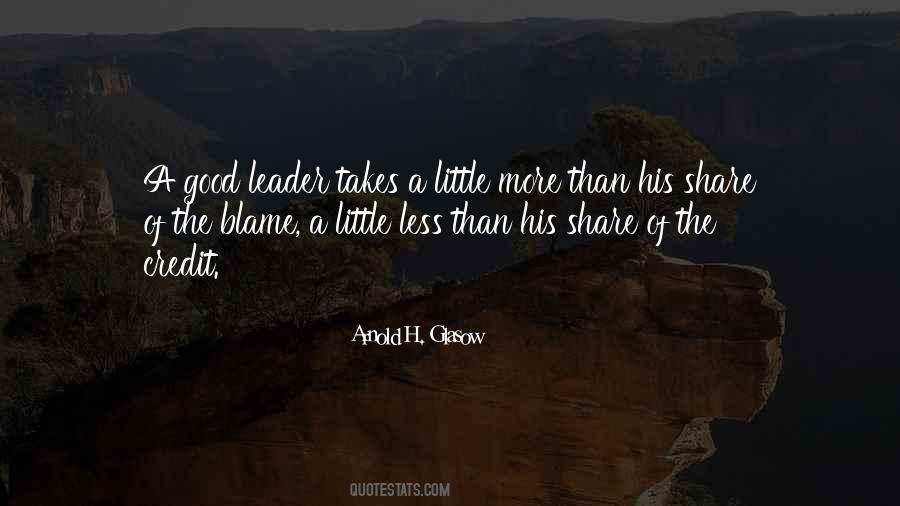 Good Leader Quotes #1762728