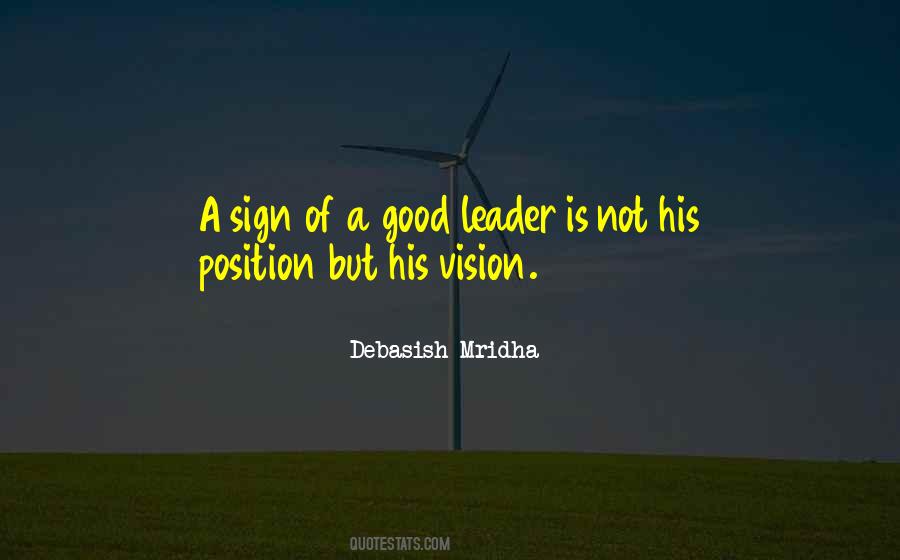 Good Leader Quotes #195507