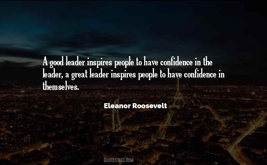 Good Leader Quotes #520530