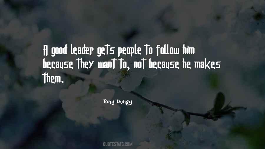 Good Leader Quotes #819104